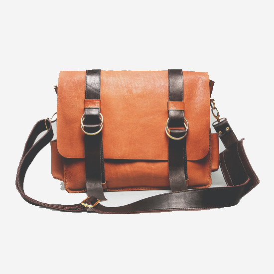LEATHER LAPTOP SLING BAG